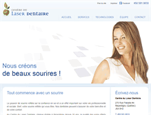 Tablet Screenshot of laserdentiste.com